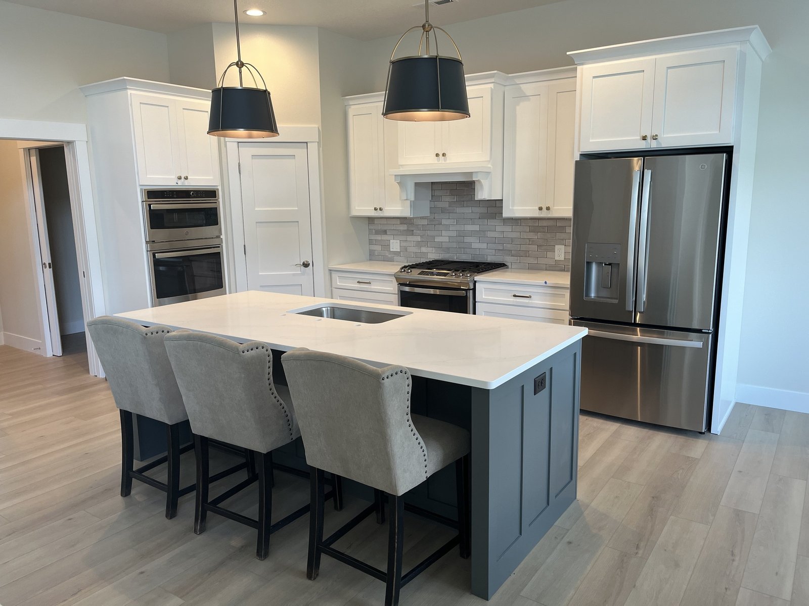 Painted custom kitchen cabinetry
